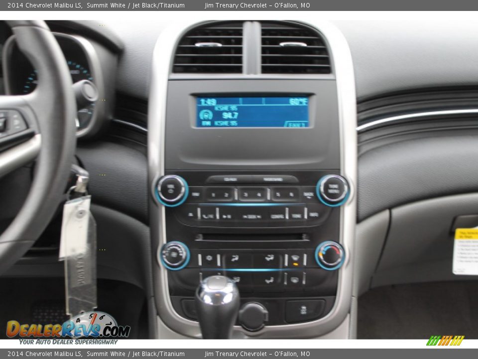 2014 Chevrolet Malibu LS Summit White / Jet Black/Titanium Photo #12