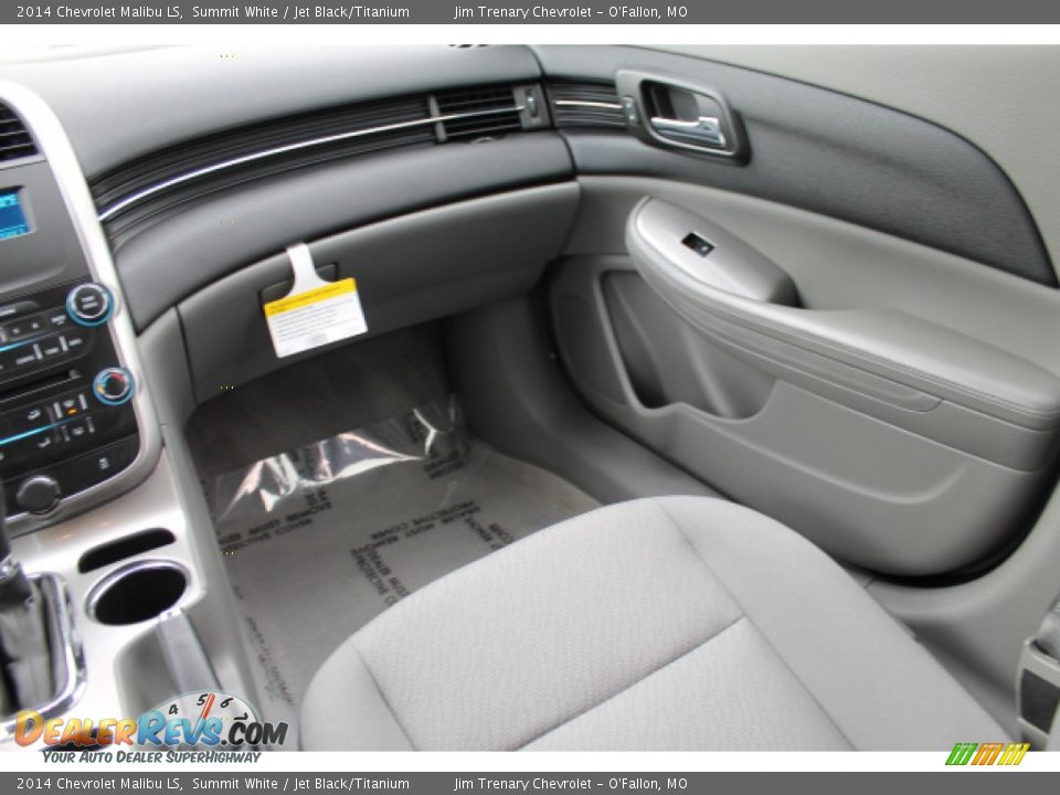 2014 Chevrolet Malibu LS Summit White / Jet Black/Titanium Photo #13