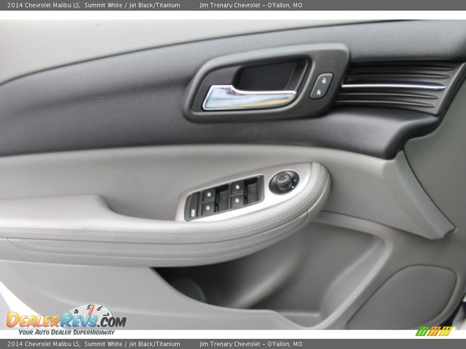2014 Chevrolet Malibu LS Summit White / Jet Black/Titanium Photo #15