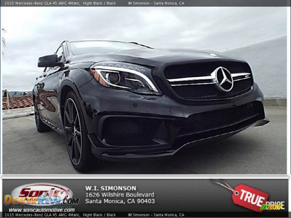 2015 Mercedes-Benz GLA 45 AMG 4Matic Night Black / Black Photo #1