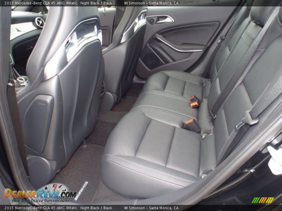 Rear Seat of 2015 Mercedes-Benz GLA 45 AMG 4Matic Photo #9