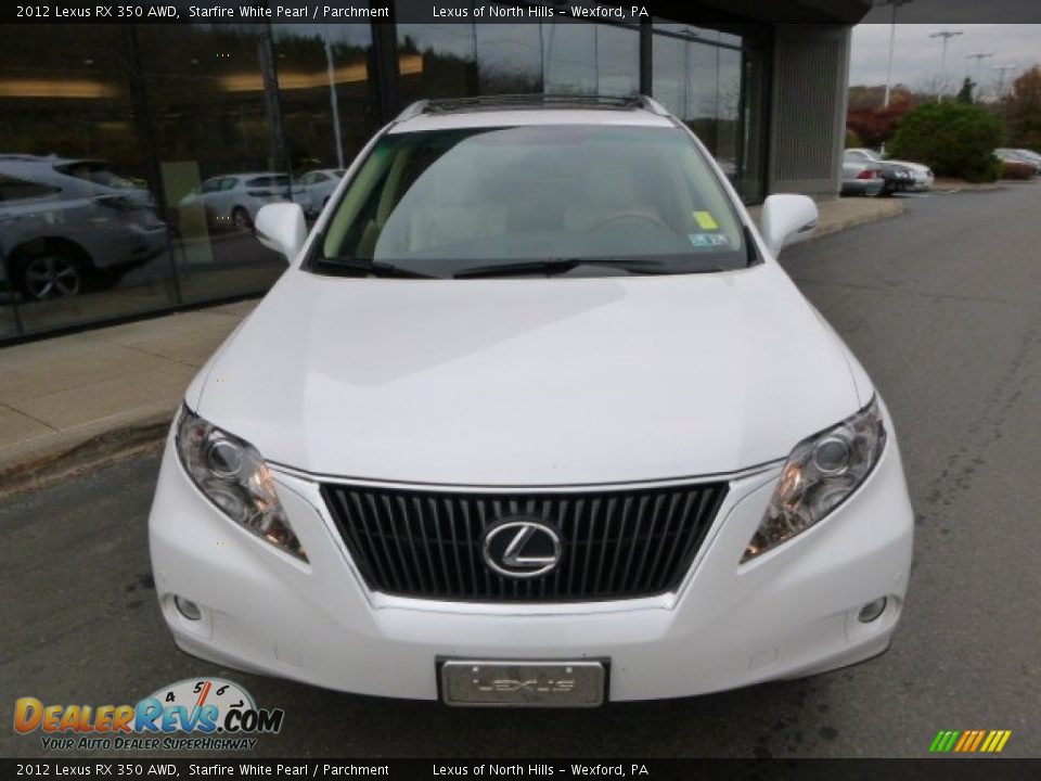 2012 Lexus RX 350 AWD Starfire White Pearl / Parchment Photo #2