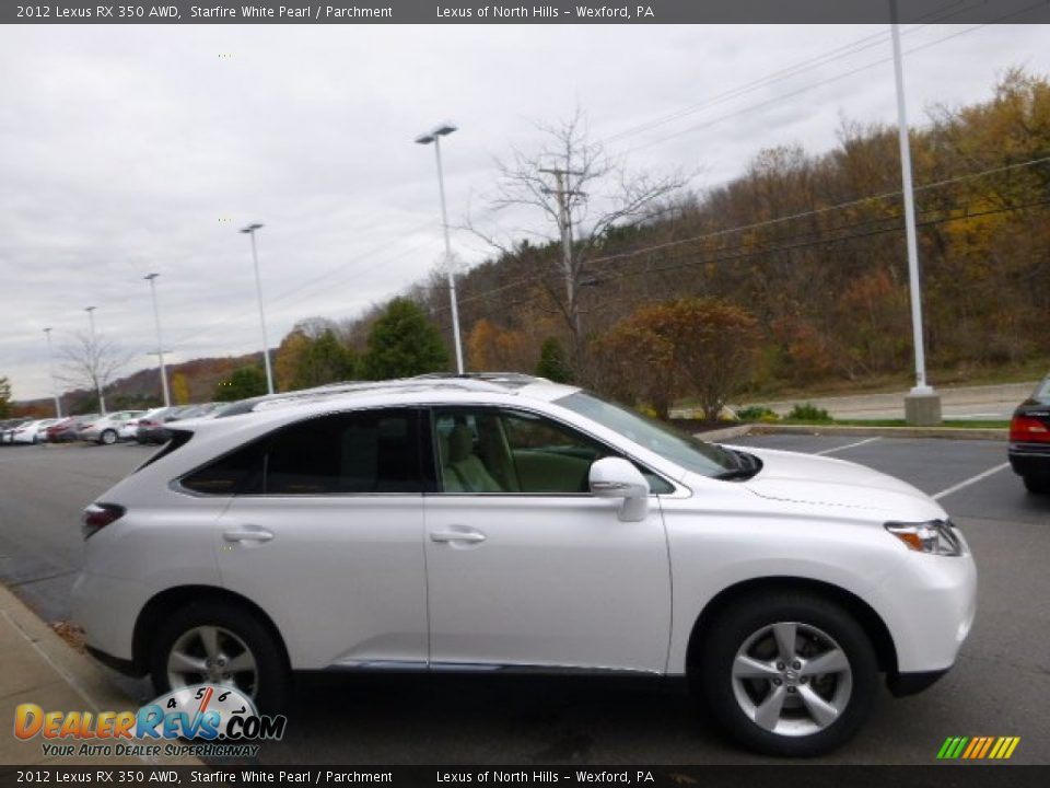 2012 Lexus RX 350 AWD Starfire White Pearl / Parchment Photo #4