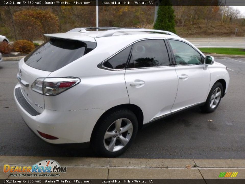 2012 Lexus RX 350 AWD Starfire White Pearl / Parchment Photo #5