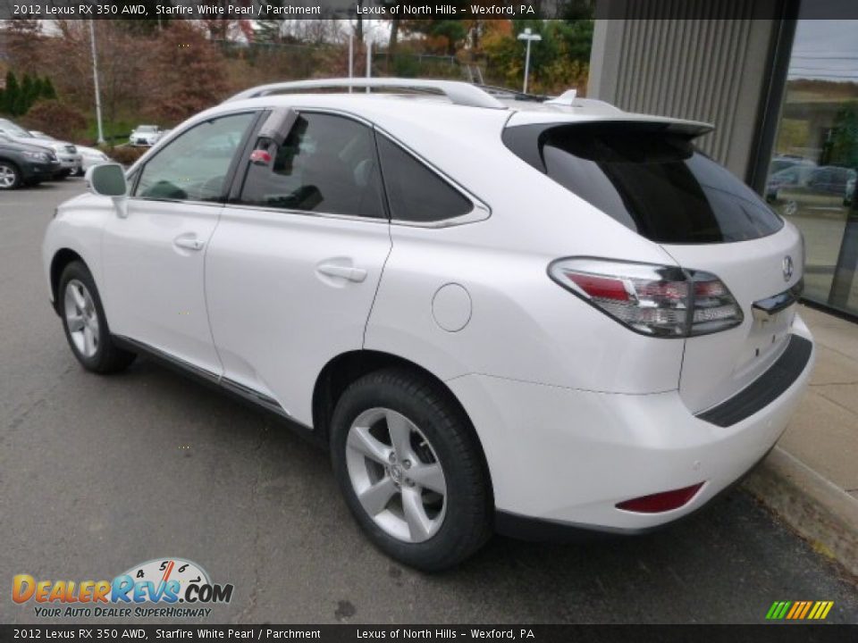 2012 Lexus RX 350 AWD Starfire White Pearl / Parchment Photo #7