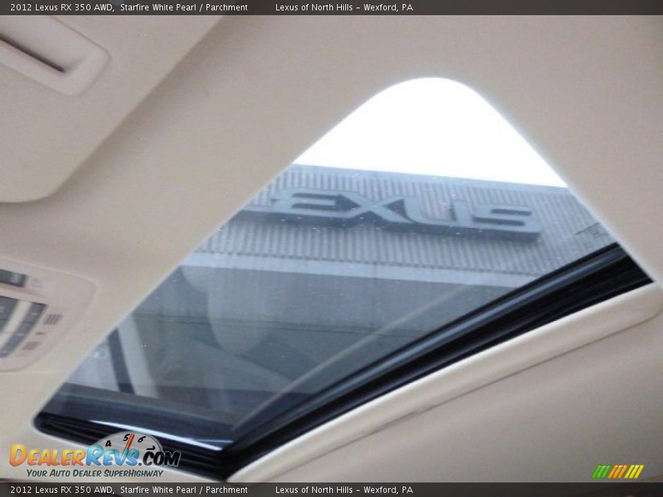 2012 Lexus RX 350 AWD Starfire White Pearl / Parchment Photo #13