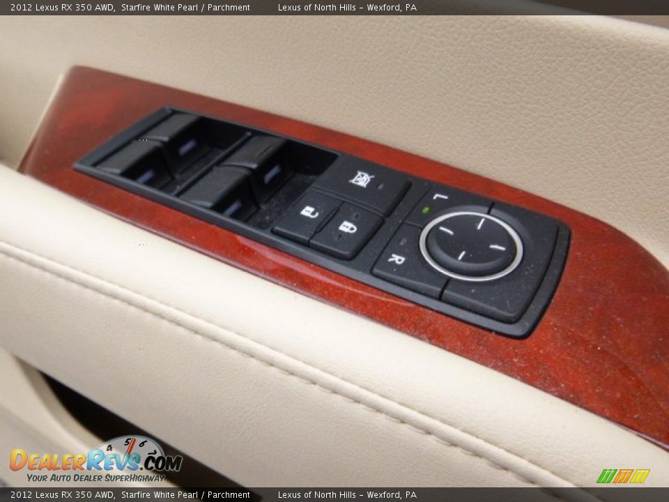 2012 Lexus RX 350 AWD Starfire White Pearl / Parchment Photo #17
