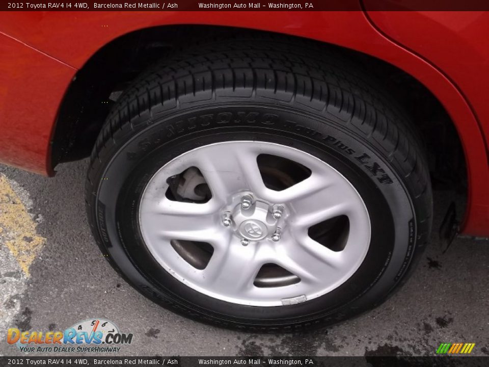 2012 Toyota RAV4 I4 4WD Barcelona Red Metallic / Ash Photo #3