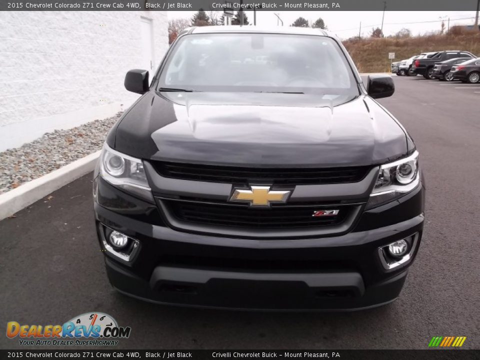 2015 Chevrolet Colorado Z71 Crew Cab 4WD Black / Jet Black Photo #5