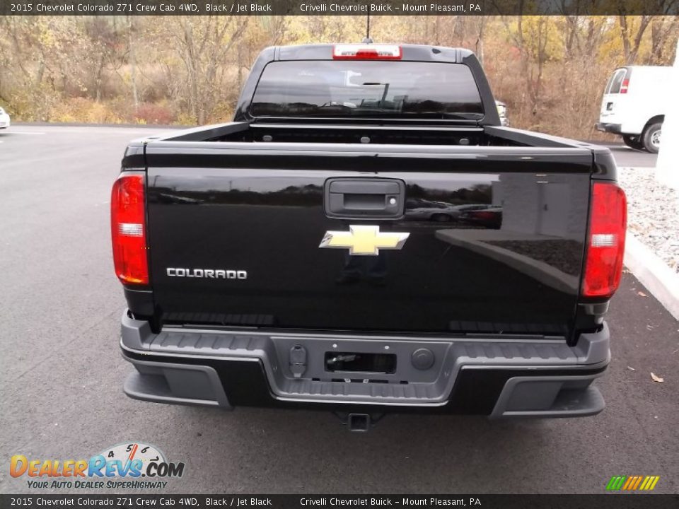 2015 Chevrolet Colorado Z71 Crew Cab 4WD Black / Jet Black Photo #8