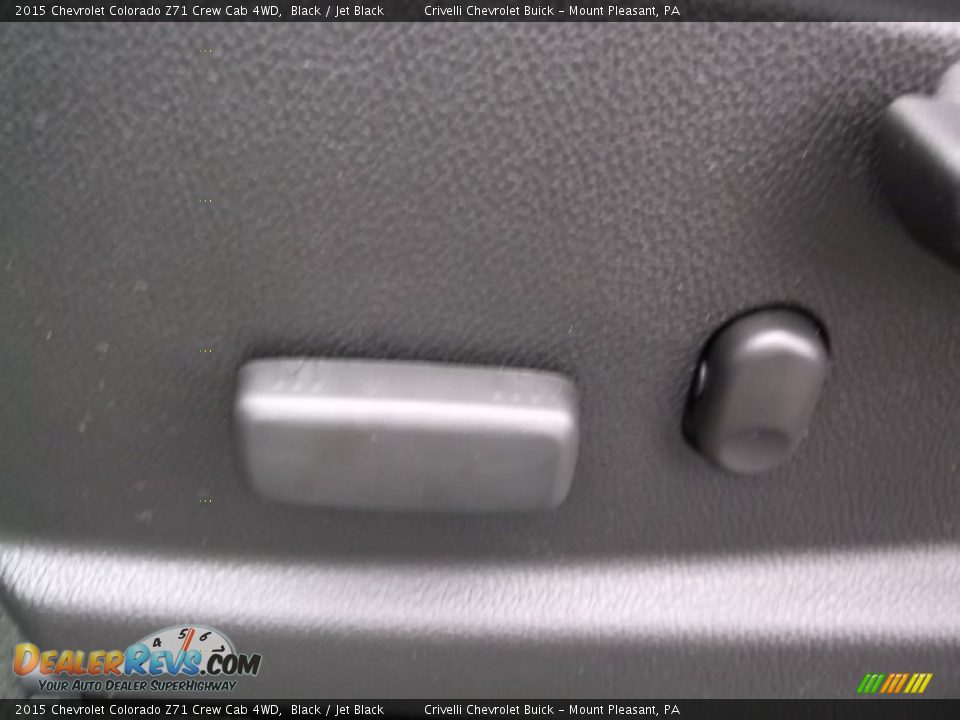 2015 Chevrolet Colorado Z71 Crew Cab 4WD Black / Jet Black Photo #14