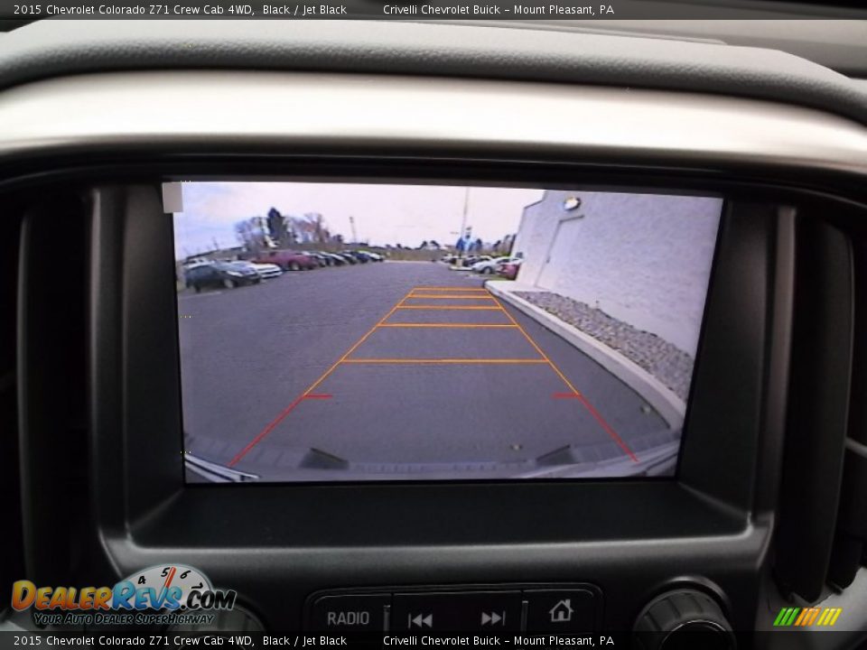 2015 Chevrolet Colorado Z71 Crew Cab 4WD Black / Jet Black Photo #17