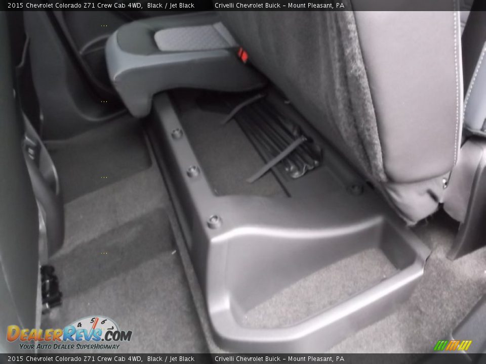 2015 Chevrolet Colorado Z71 Crew Cab 4WD Black / Jet Black Photo #22