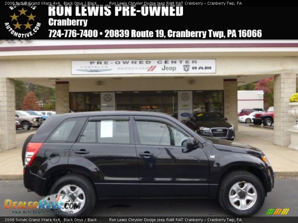 2006 Suzuki Grand Vitara 4x4 Black Onyx / Black Photo #1