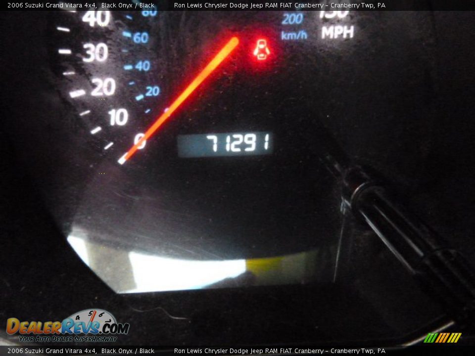 2006 Suzuki Grand Vitara 4x4 Black Onyx / Black Photo #19
