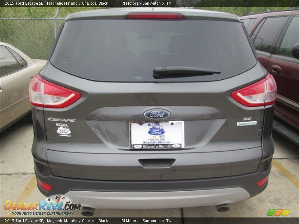 2015 Ford Escape SE Magnetic Metallic / Charcoal Black Photo #9