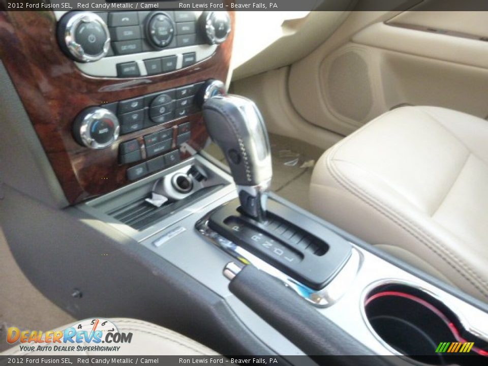2012 Ford Fusion SEL Red Candy Metallic / Camel Photo #17