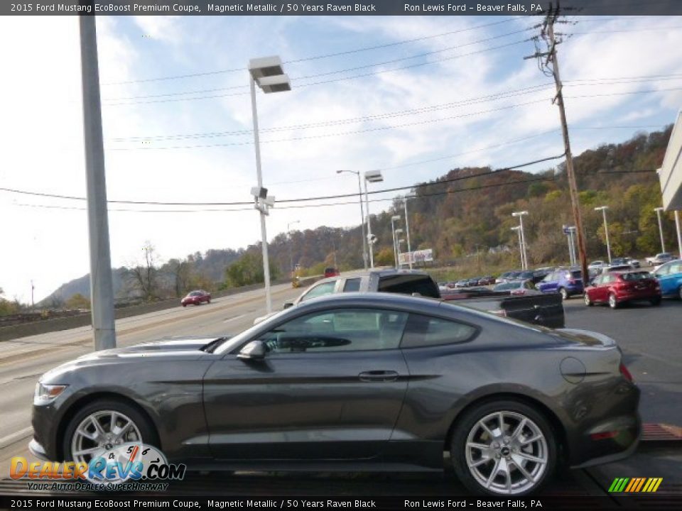 Magnetic Metallic 2015 Ford Mustang EcoBoost Premium Coupe Photo #5