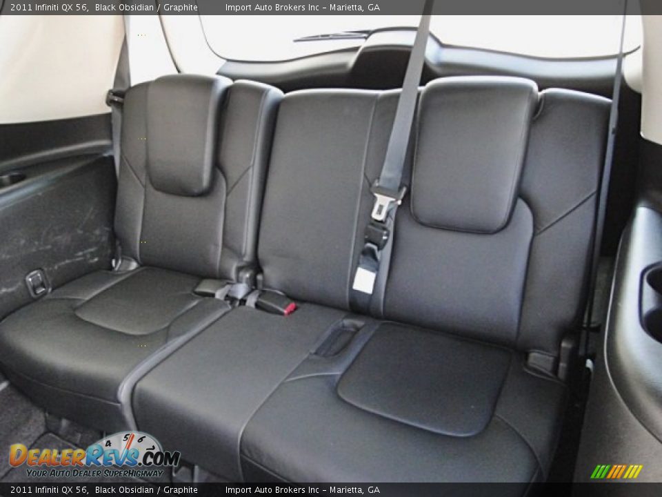 Rear Seat of 2011 Infiniti QX 56 Photo #13