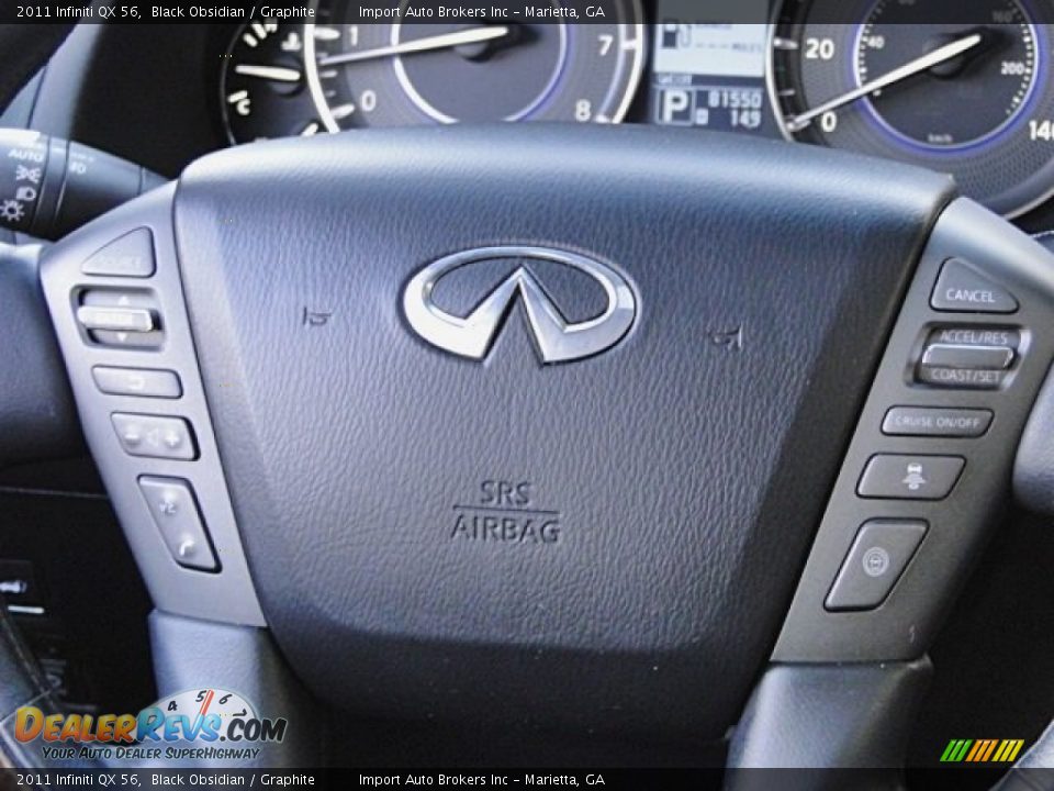 2011 Infiniti QX 56 Steering Wheel Photo #27