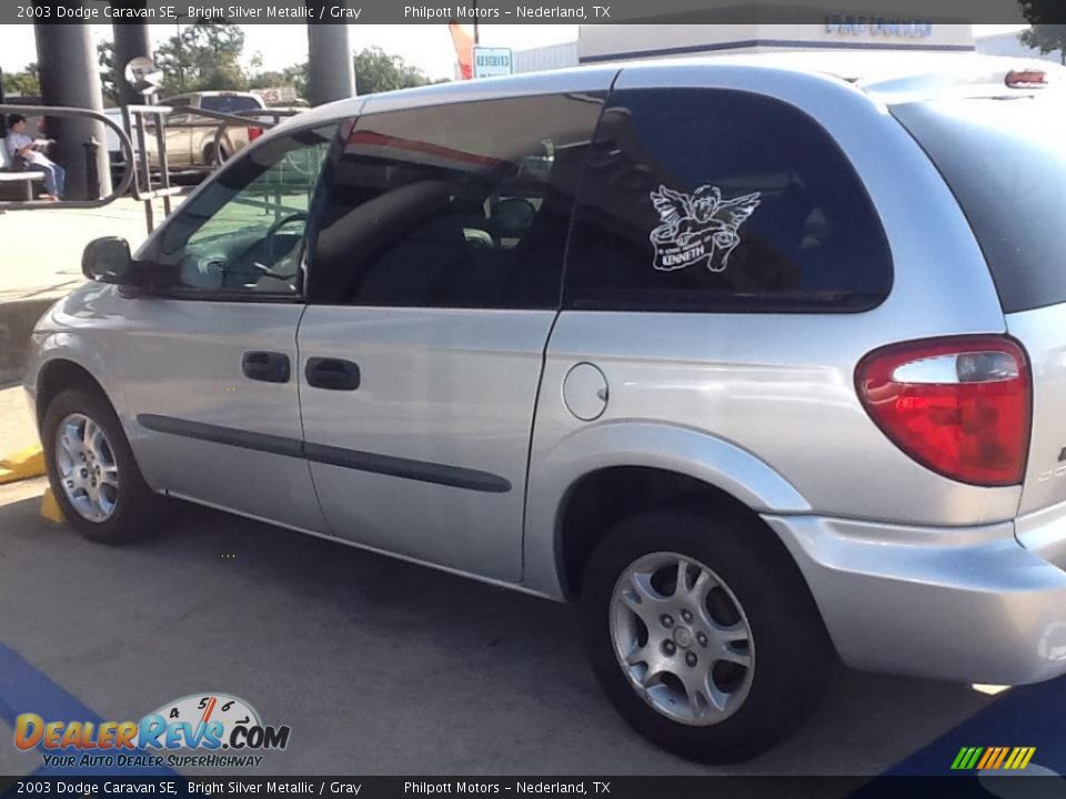 2003 Dodge Caravan SE Bright Silver Metallic / Gray Photo #4