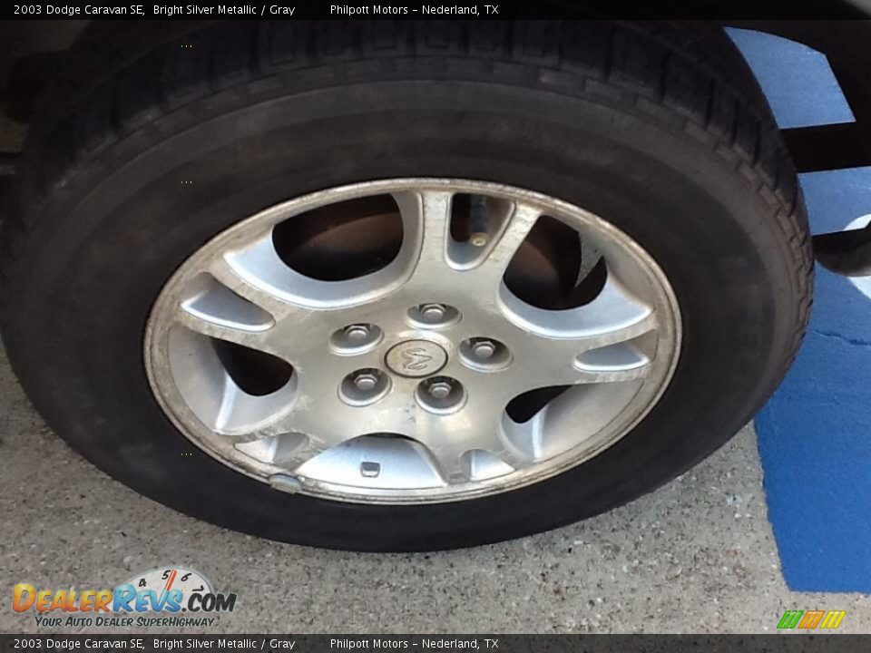 2003 Dodge Caravan SE Bright Silver Metallic / Gray Photo #5
