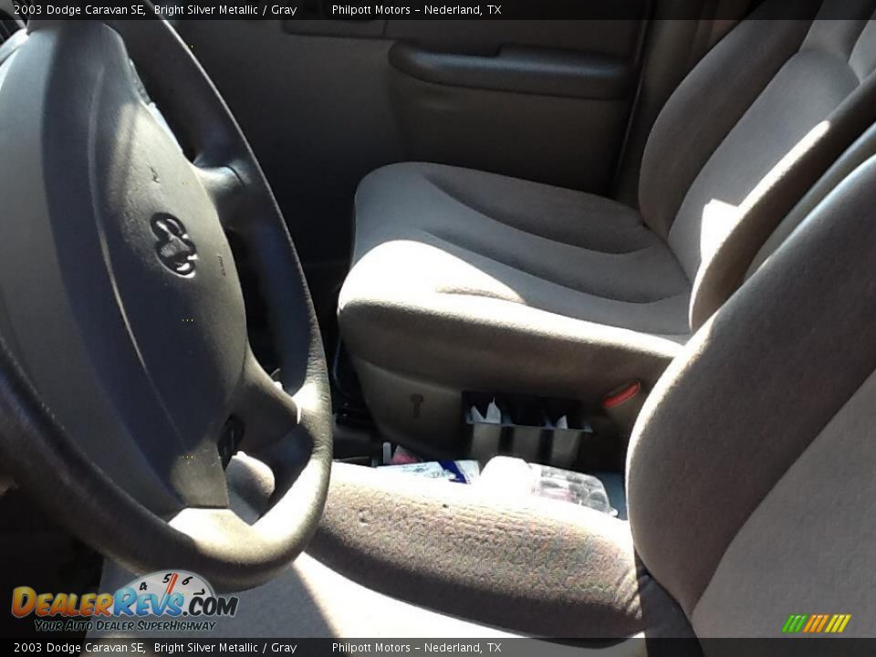 2003 Dodge Caravan SE Bright Silver Metallic / Gray Photo #7