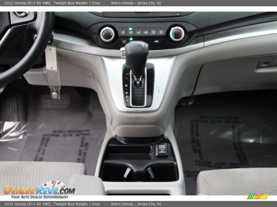 2012 Honda CR-V EX 4WD Twilight Blue Metallic / Gray Photo #16