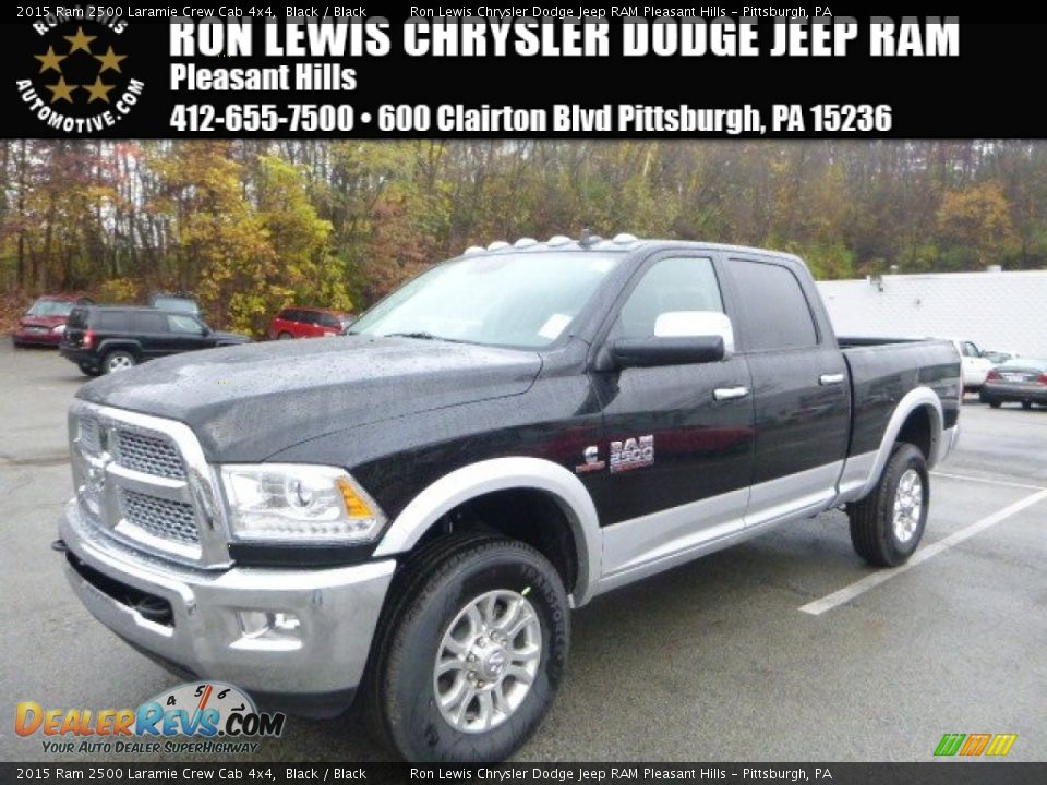 2015 Ram 2500 Laramie Crew Cab 4x4 Black / Black Photo #1
