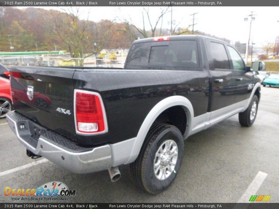 2015 Ram 2500 Laramie Crew Cab 4x4 Black / Black Photo #6