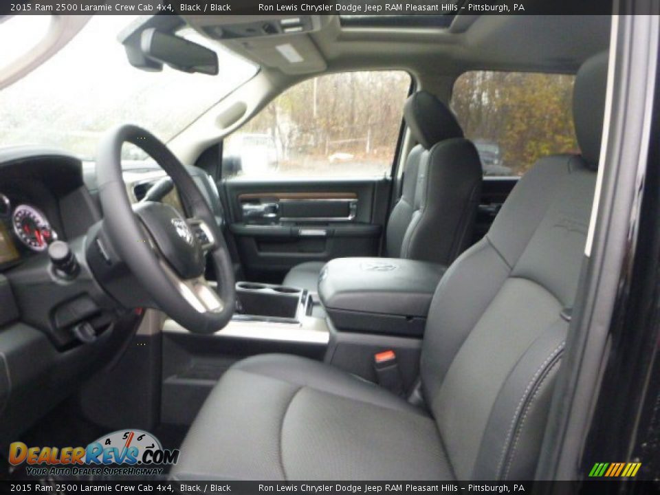 2015 Ram 2500 Laramie Crew Cab 4x4 Black / Black Photo #15