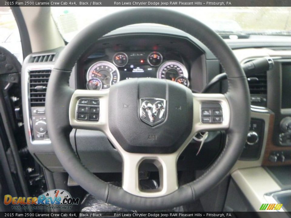 2015 Ram 2500 Laramie Crew Cab 4x4 Black / Black Photo #18