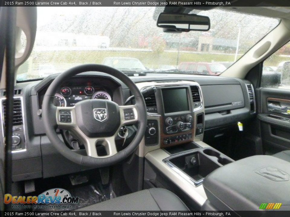 2015 Ram 2500 Laramie Crew Cab 4x4 Black / Black Photo #19