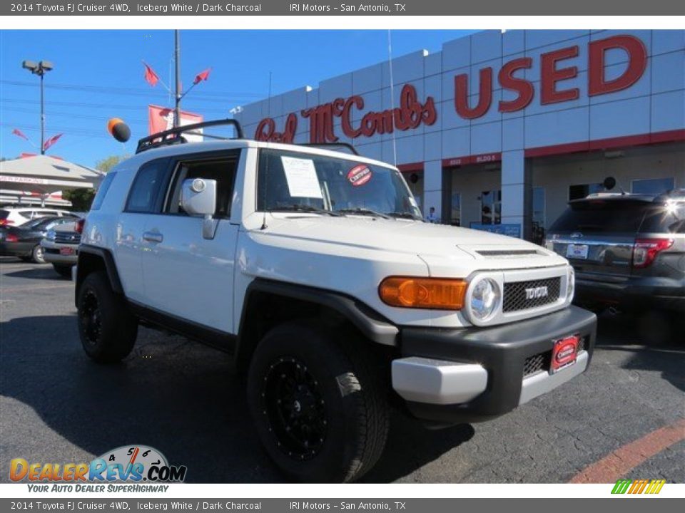 2014 Toyota FJ Cruiser 4WD Iceberg White / Dark Charcoal Photo #1