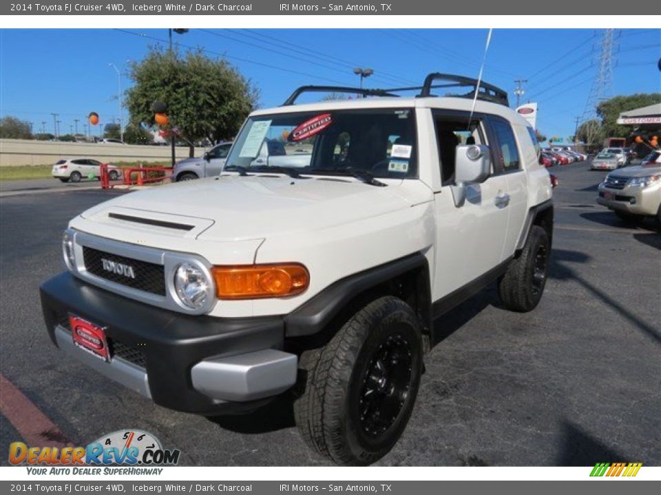 2014 Toyota FJ Cruiser 4WD Iceberg White / Dark Charcoal Photo #3