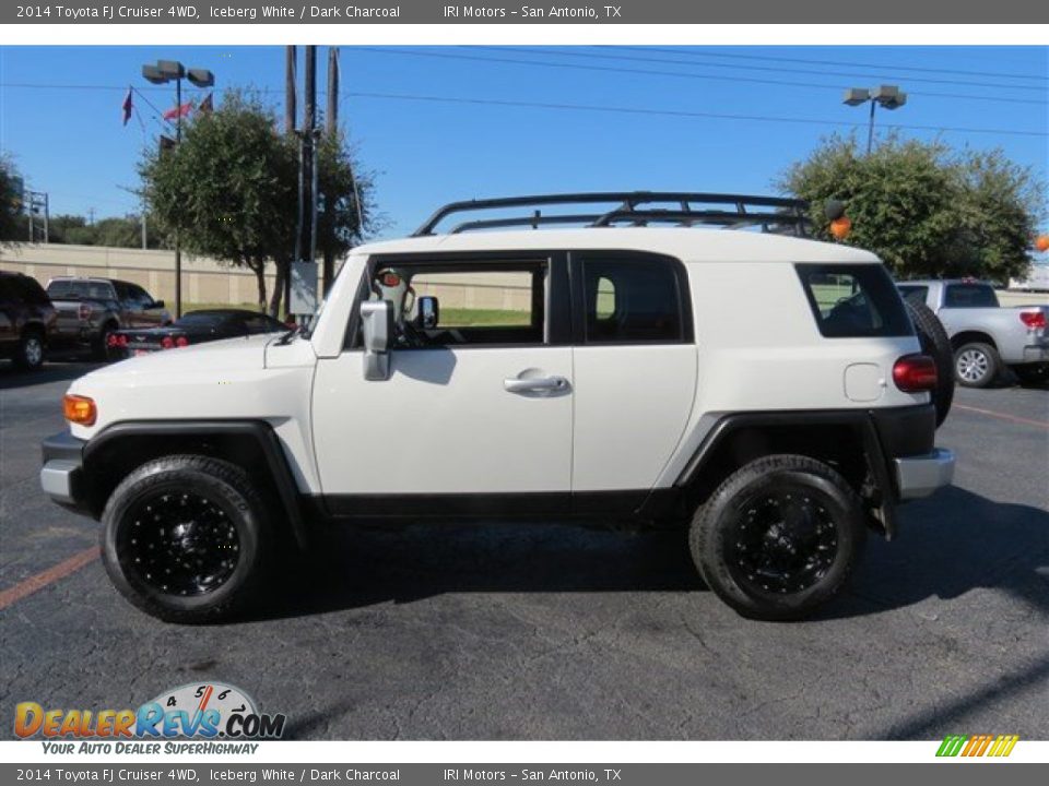 2014 Toyota FJ Cruiser 4WD Iceberg White / Dark Charcoal Photo #4