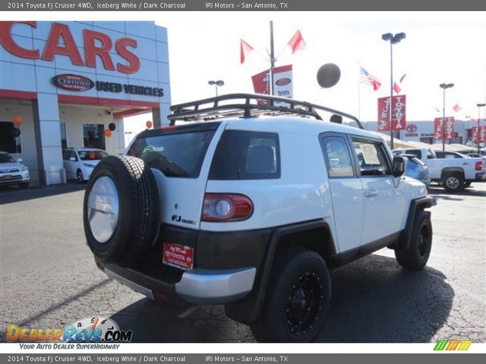 2014 Toyota FJ Cruiser 4WD Iceberg White / Dark Charcoal Photo #7