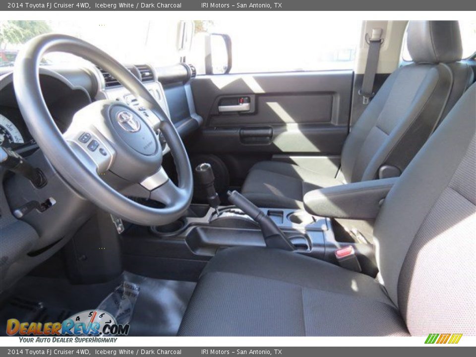 2014 Toyota FJ Cruiser 4WD Iceberg White / Dark Charcoal Photo #11