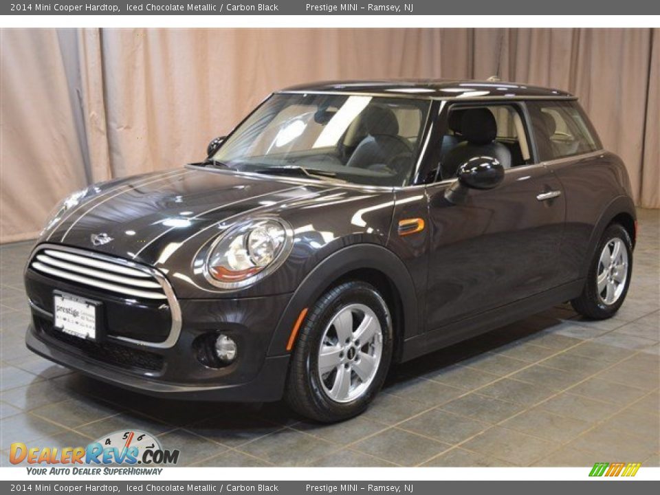 2014 Mini Cooper Hardtop Iced Chocolate Metallic / Carbon Black Photo #1