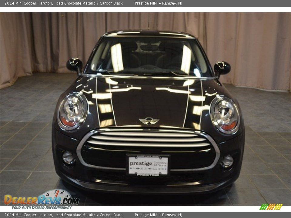 2014 Mini Cooper Hardtop Iced Chocolate Metallic / Carbon Black Photo #3