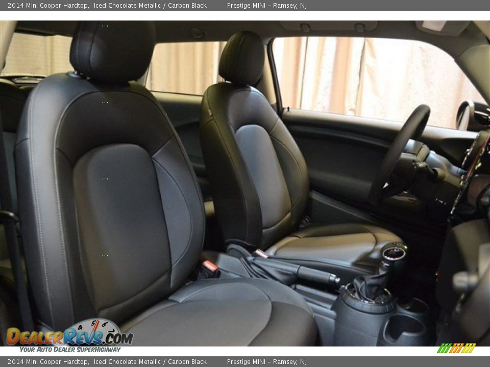2014 Mini Cooper Hardtop Iced Chocolate Metallic / Carbon Black Photo #6