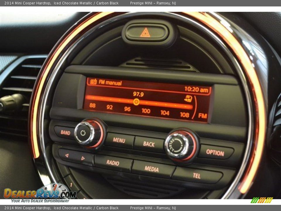 2014 Mini Cooper Hardtop Iced Chocolate Metallic / Carbon Black Photo #11