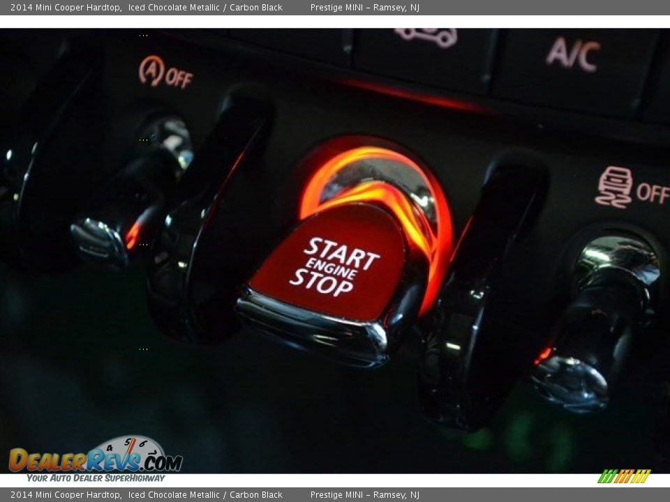 2014 Mini Cooper Hardtop Iced Chocolate Metallic / Carbon Black Photo #12