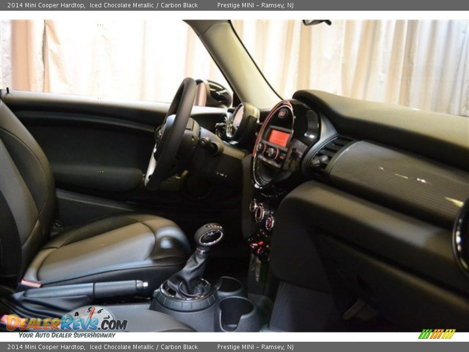 2014 Mini Cooper Hardtop Iced Chocolate Metallic / Carbon Black Photo #13
