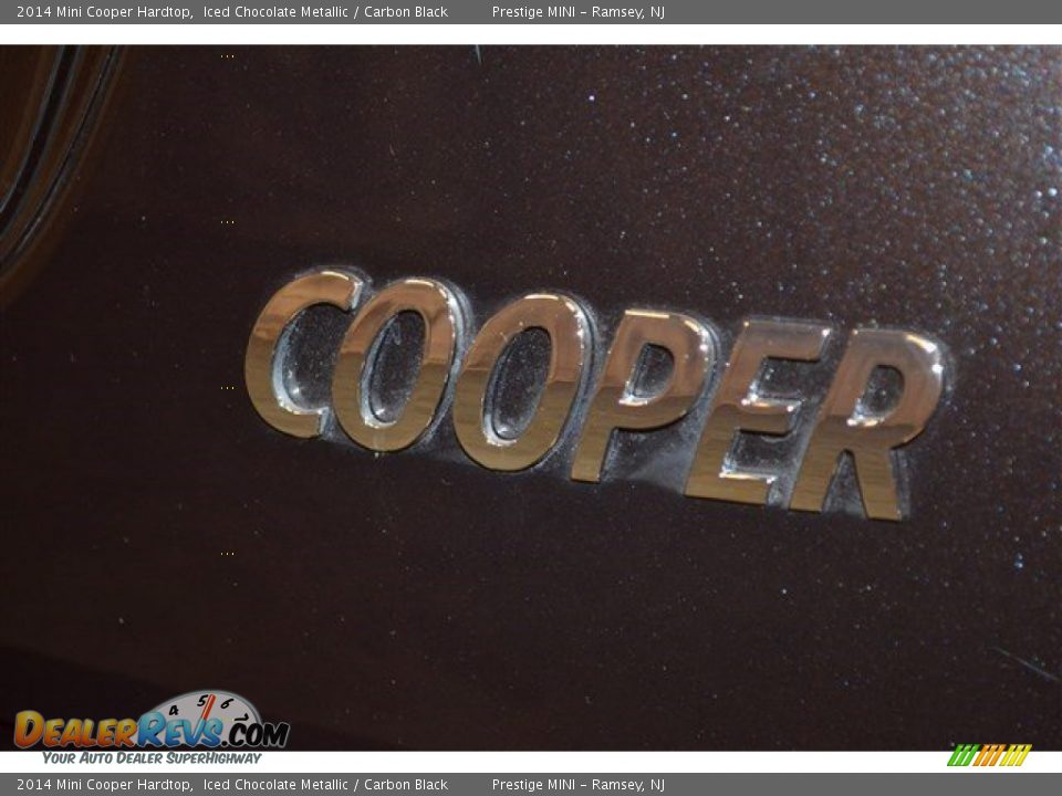 2014 Mini Cooper Hardtop Iced Chocolate Metallic / Carbon Black Photo #18