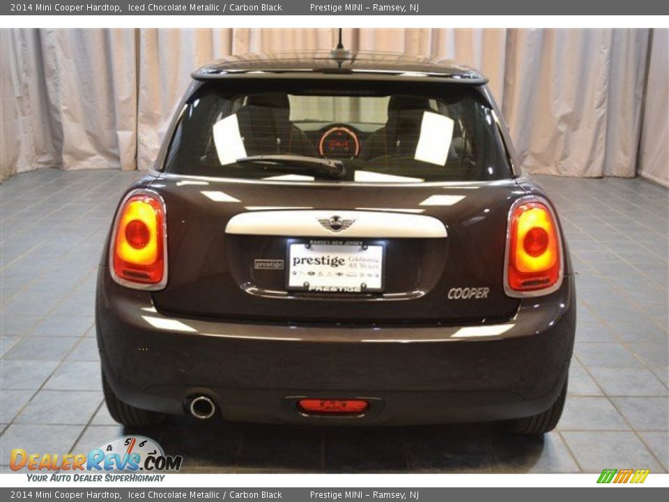 2014 Mini Cooper Hardtop Iced Chocolate Metallic / Carbon Black Photo #21