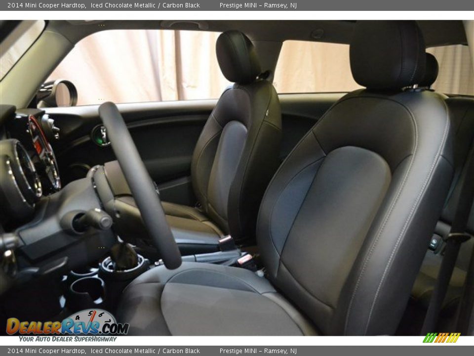 2014 Mini Cooper Hardtop Iced Chocolate Metallic / Carbon Black Photo #24