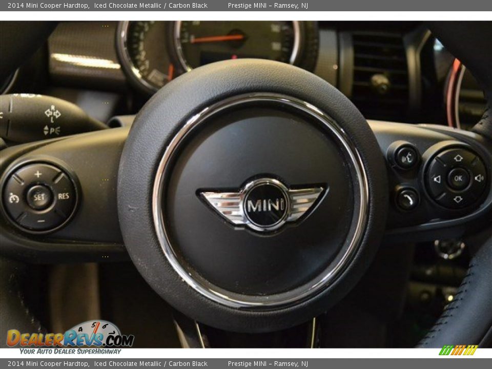 2014 Mini Cooper Hardtop Iced Chocolate Metallic / Carbon Black Photo #29