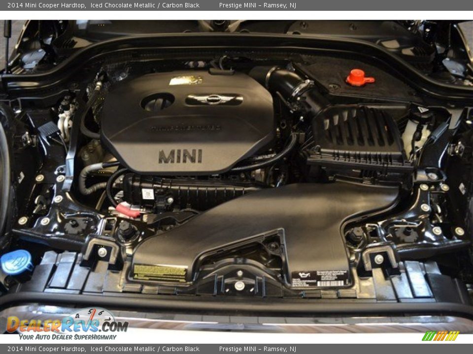 2014 Mini Cooper Hardtop Iced Chocolate Metallic / Carbon Black Photo #34