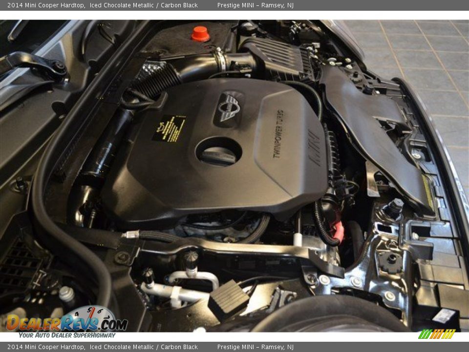 2014 Mini Cooper Hardtop Iced Chocolate Metallic / Carbon Black Photo #35